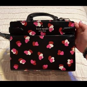 Kate Spade Heart satchel/wallet set! Need gone asap, used one or twice.